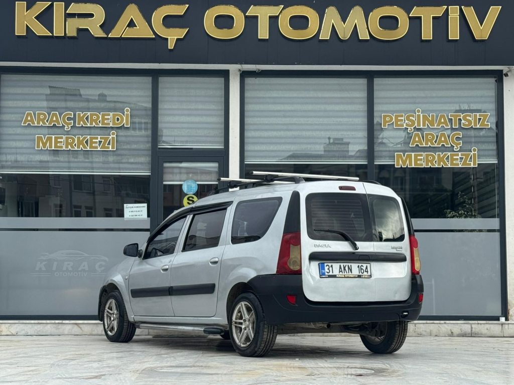 %50 PEŞİN ELDEN SENETLİ 2008 MODEL DACIA LOGAN MCV AMBIANCE 1.5 DCI (5 KISI