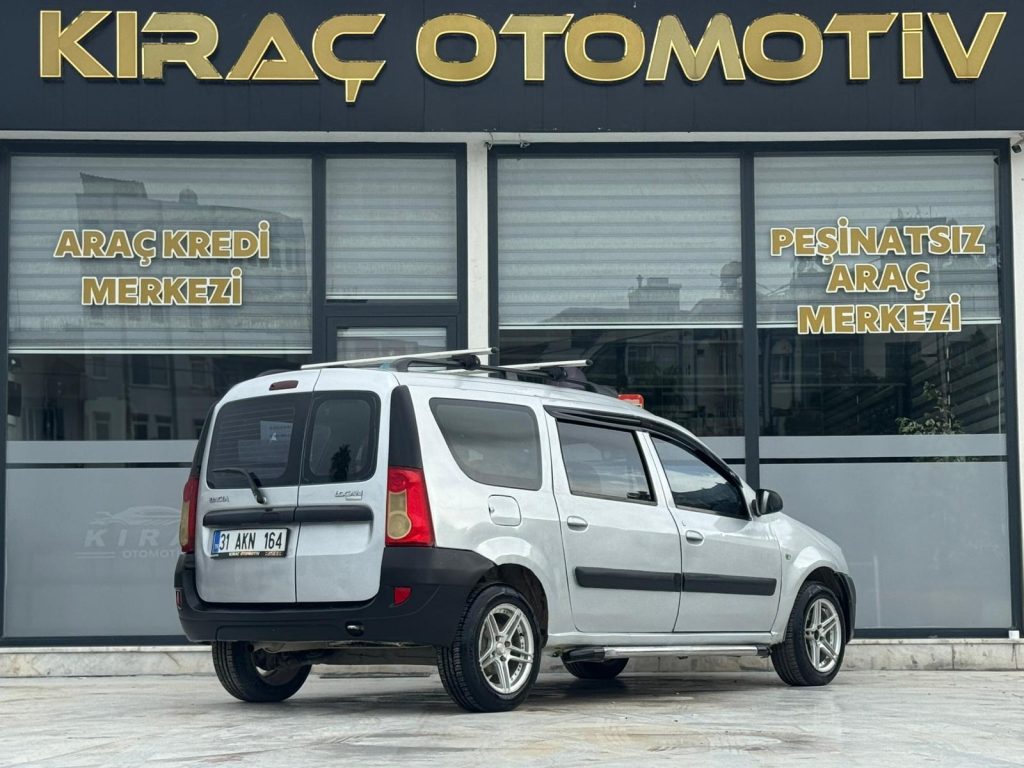 %50 PEŞİN ELDEN SENETLİ 2008 MODEL DACIA LOGAN MCV AMBIANCE 1.5 DCI (5 KISI