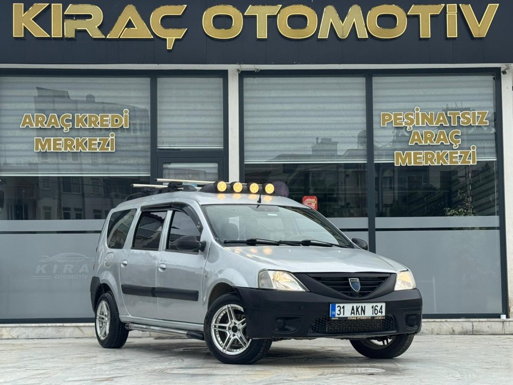 %50 PEŞİN ELDEN SENETLİ 2008 MODEL DACIA LOGAN MCV AMBIANCE 1.5 DCI (5 KISI