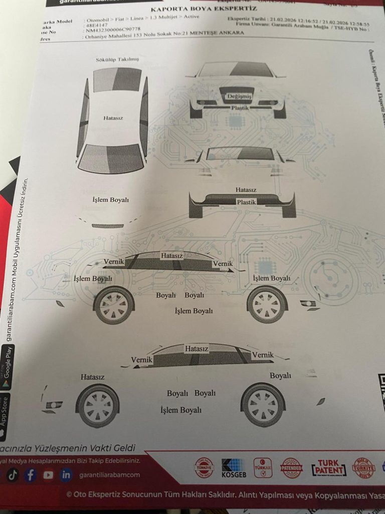 120 BİN PEŞİNAT 2016 MODEL FIAT LINEA POP 1.3 MULTIJET 95