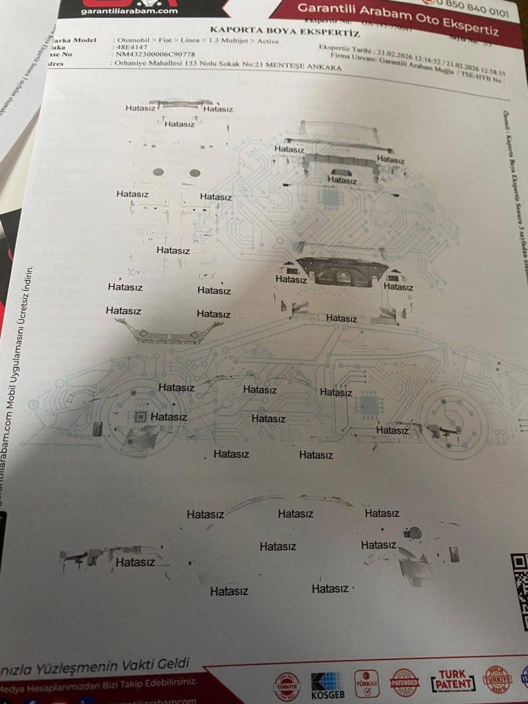 120 BİN PEŞİNAT 2016 MODEL FIAT LINEA POP 1.3 MULTIJET 95