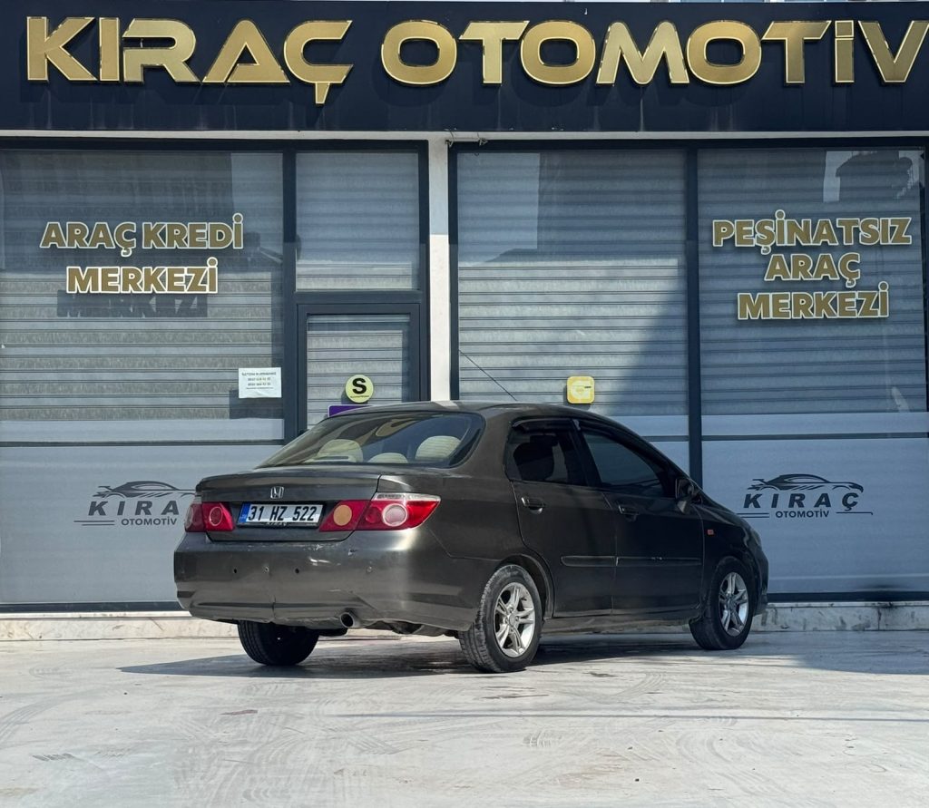 %50 PEŞİN ELDEN SENETLİ 2007 HONDA CITY
